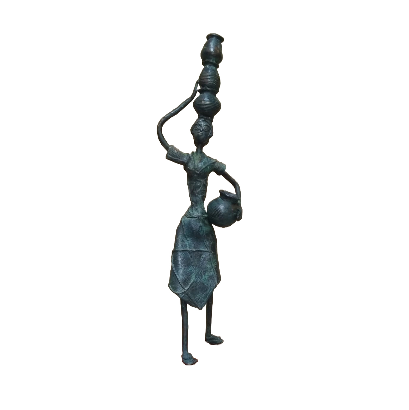 Provat Majhi | Search for water | Bronze | 20x4x2 Inches